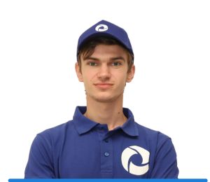 Курьер на своём автомобиле